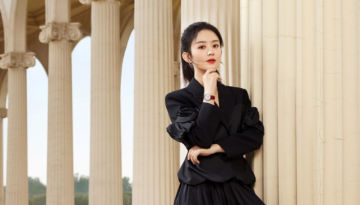 浪琴表攜手優雅形象大使趙麗穎演繹全新廣告大片（圖）